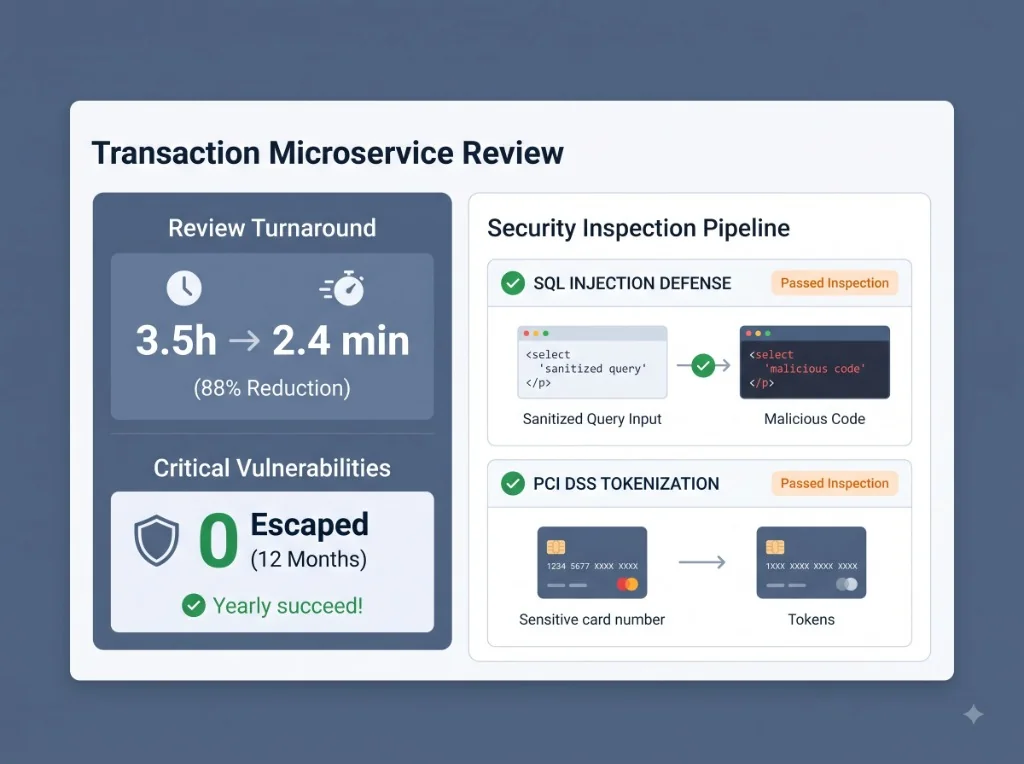 Case Study: FinTech Payment Systems Architecture - Transaction Microservice Review and Security Pipeline
