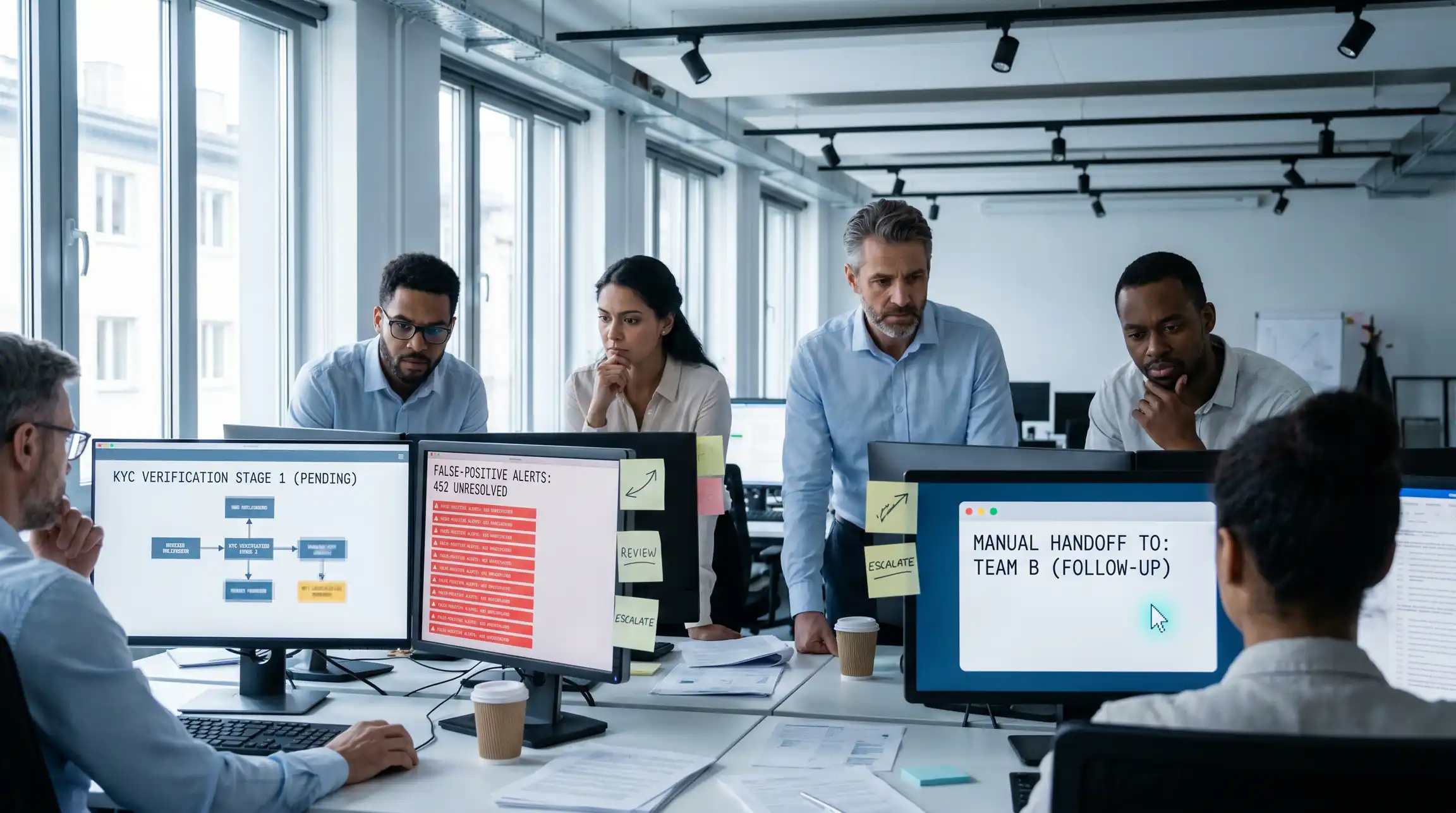 Fragmented fintech compliance workflows with rising alert volume