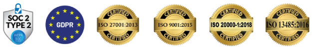 Certifications and partner logos